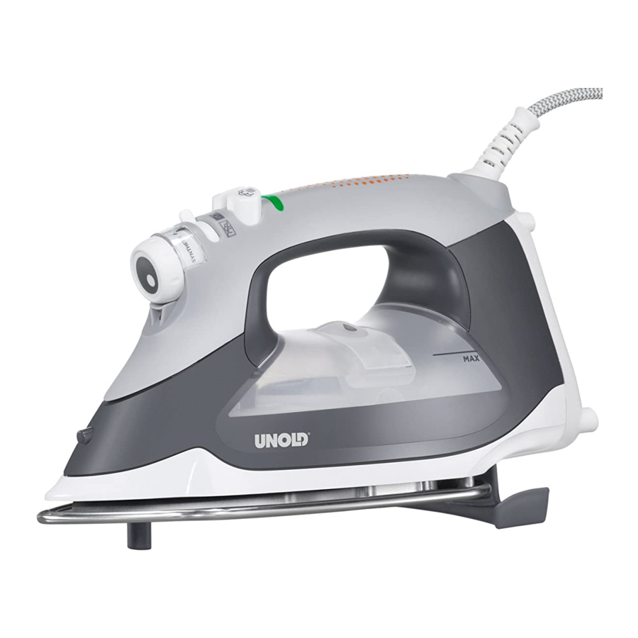 Unold 75025 Instructions For Use Manual