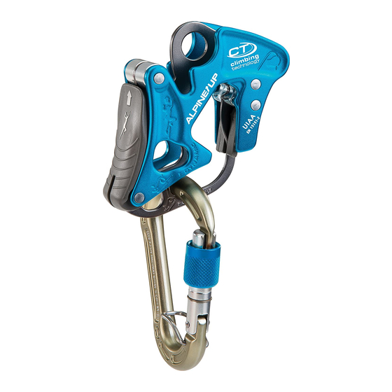Climbing Technology ALPINE UP 2D651 Manual