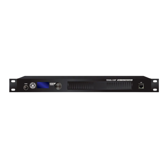 Topp Music Gear TD-500.4 DSP User Manual
