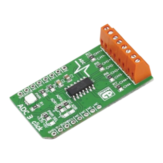 mikroElektronika ADC 3 click Quick Start Manual