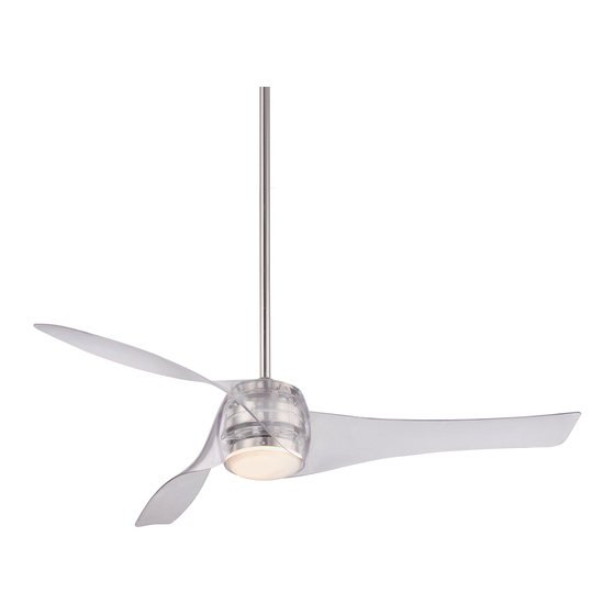 minkaAire ARTEMIS F803DL-TL: ARTEMIS F803DL-DK Instruction Manual Warranty Certificate