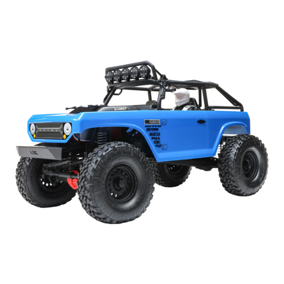 Horizon Hobby axial SCX10 II DEADBOLT Instruction Manual