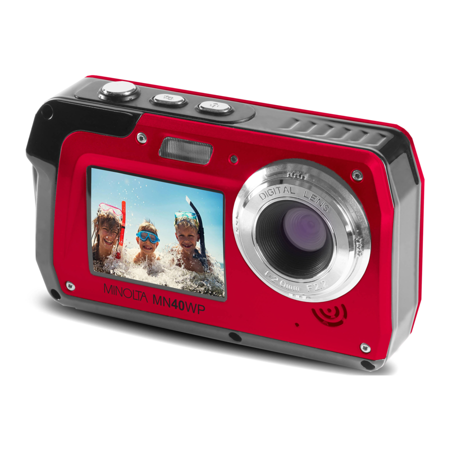 Minolta MN40WD - Waterproof Camera Manual