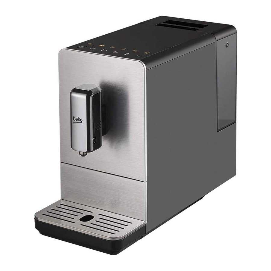 Beko CEG5331 - Bean To Cup Coffee Machine With Milk Frother Manual