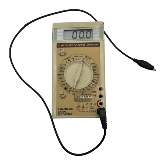 Beckman Industrial CIRCUITMATE DM15 Operator's Manual