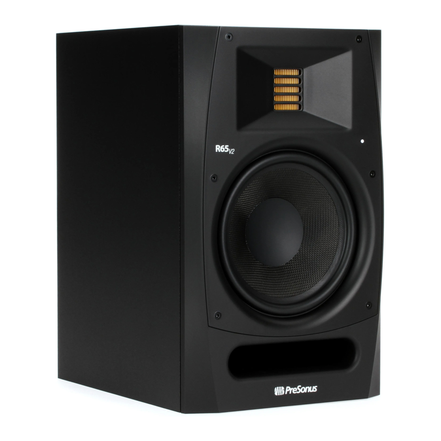 PreSonus R-Series, R65 V2, R80 V2 Manual