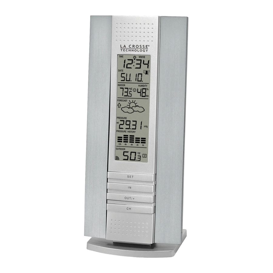 La Crosse Technology WS-7394U-IT Instruction Manual
