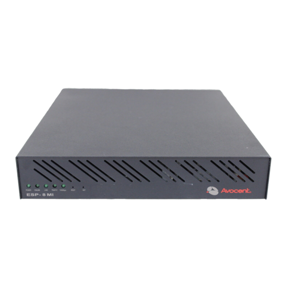 Avocent ESP Serial Hub Installer/User Manual