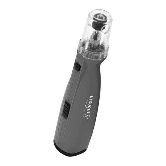 Sunbeam Lighted Nail Trimmer Instruction Manual