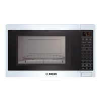 Bosch HMB8060 - 800 Series Convection Microwave Use And Care Manual