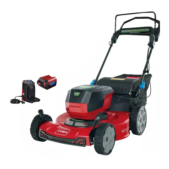 Toro Flex Force Power System 60V MAX 22in Recycler Manuals