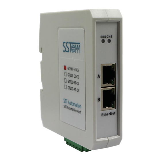 SST Automation GT200-EI-CA Manuals
