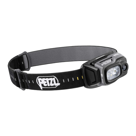 Petzl SWIFT RL PRO Instructions For Use Manual