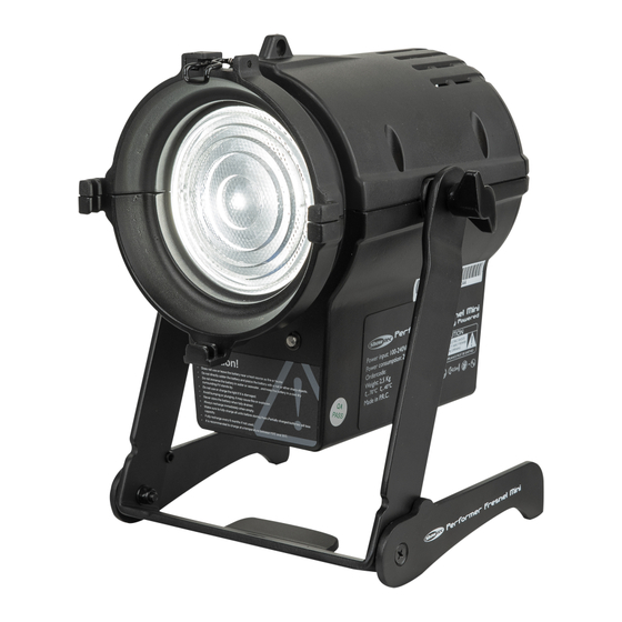 SHOWTEC Performer Fresnel Mini Manual