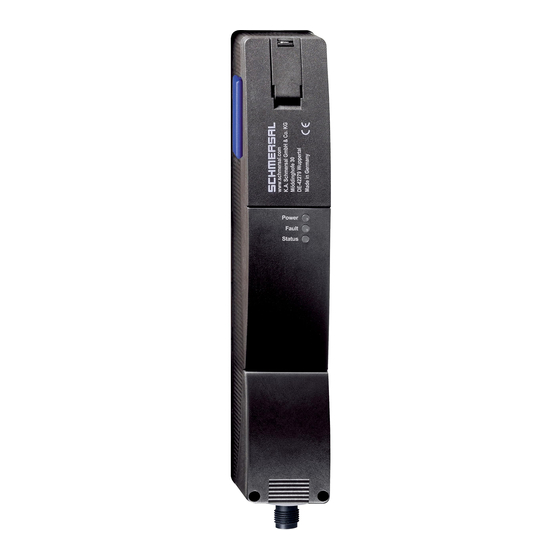 schmersal AZM201Z-ST2-T-1P2PW-A Manual