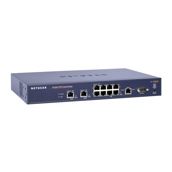 NETGEAR FVX538 - ProSafe VPN Firewall 200 Router Reference Manual