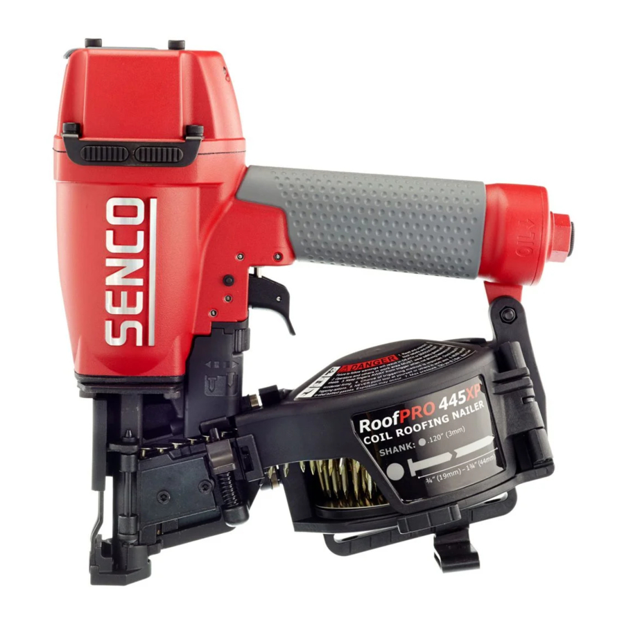 Senco RoofPro 445XP - Coil Roofing Nailer Manual