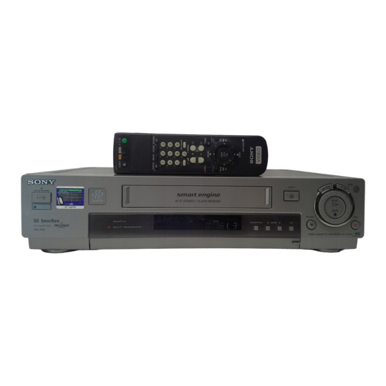 Sony SLV-SF90 Service Manual