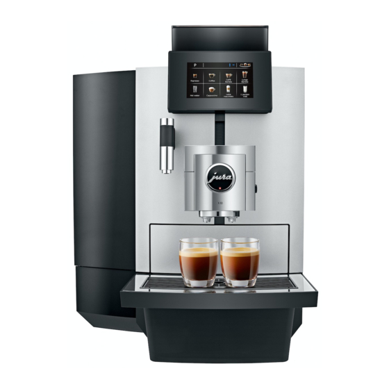 Jura X10 Instructions For Use Manual