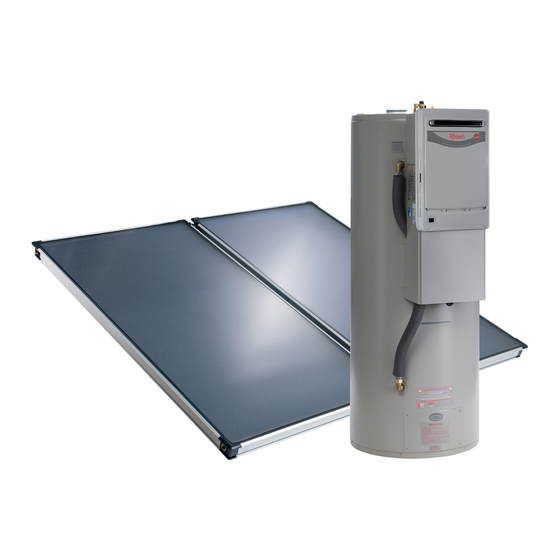 Rheem Solar Premier Loline 596270 Owner's Manual And Installation Instructions