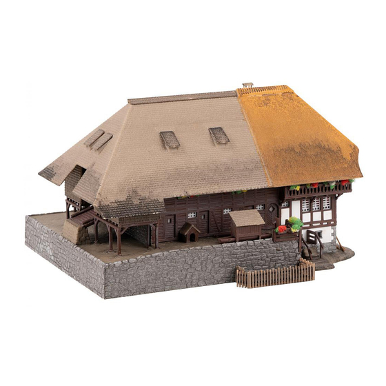 Faller BLACK FOREST FARM WITH STRAW ROOF Manual