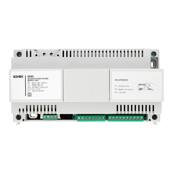 Elvox 6680 Installation And Operation Manual