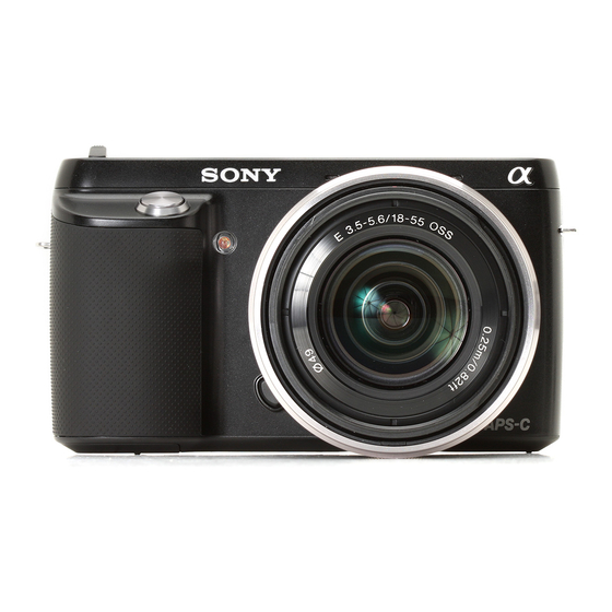 Sony NEX-F3D Service Manual