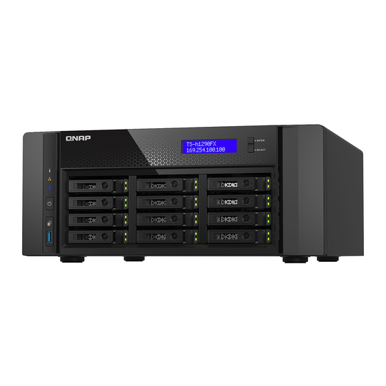 QNAP TS-h1290FX Manuals