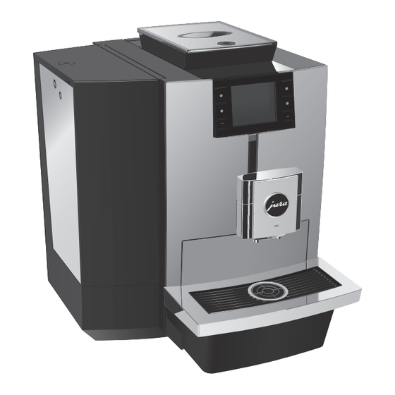 Jura X10 Instructions For Use Manual