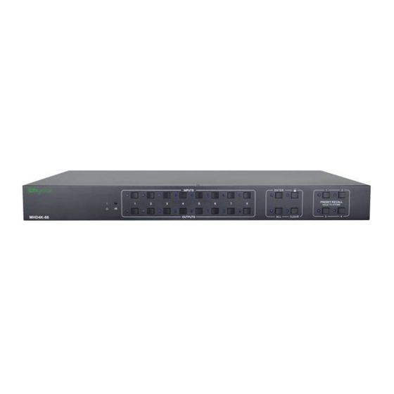 AVGear MHD4K-88 Manuals