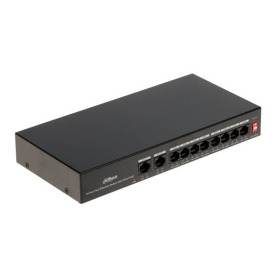 Dahua DH-PFS3010-8ET-65 User Manual