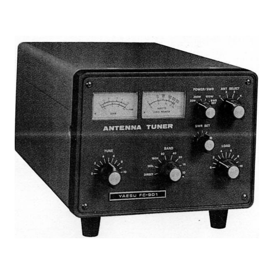 Yaesu FC-901 Manuals | ManualsLib