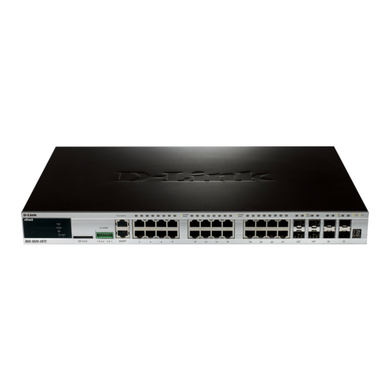 D-Link xStack DGS-3620-52T Manual