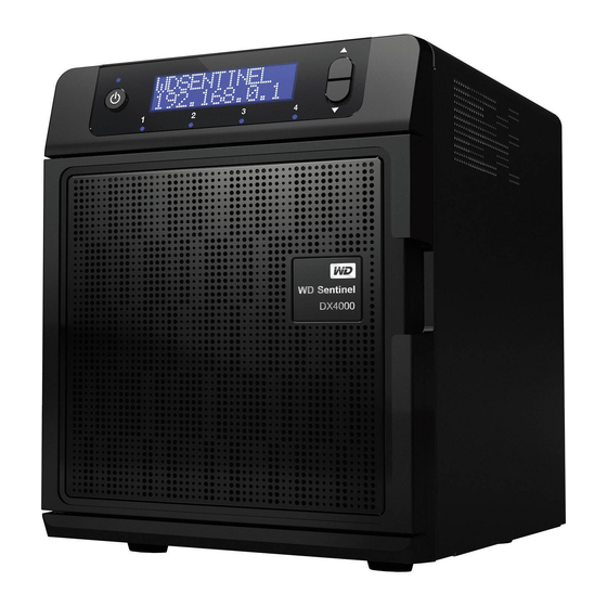 Western Digital Sentinel DX4000 Quick Install Manual