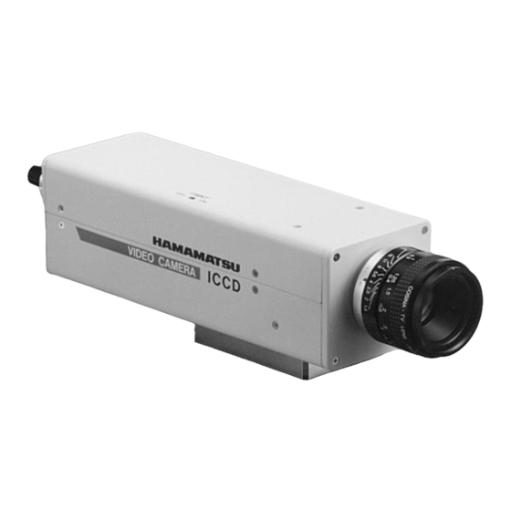 Hamamatsu Photonics C5909 SERIES Manual