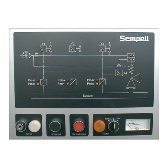 Emerson Sempell Series Operating Instructions Manual