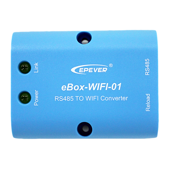 Epever Epsolar eBox-WIFI-01 Installation Manual