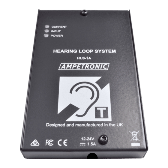 Ampetronic HLS-1A Installation Handbook
