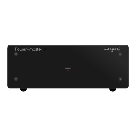 Tangent PowerAmpster II User Manual
