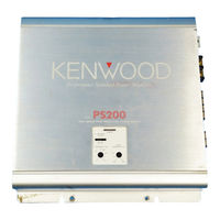 Kenwood KAC-PS150 Instruction Manual