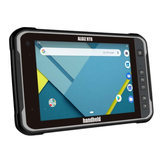 HandHeld ALGIZ RT8 Quick Start Manual