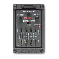 FISHMAN Prefix Pro blend Manual