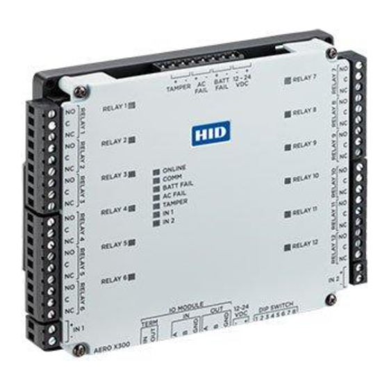 HID Aero X300 Output Control Module Installation Manual | ManualsLib