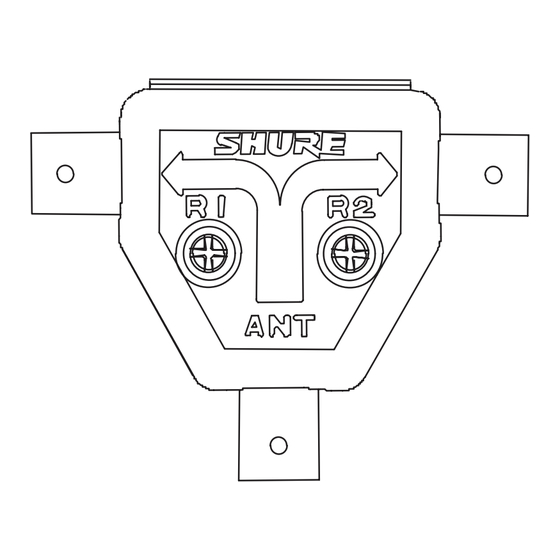 Shure UA221 User Manual
