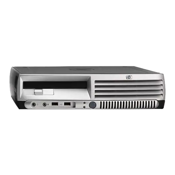 HP dc7100 - Convertible Minitower PC Manuals