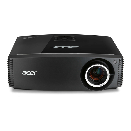 Acer P7505 Series User Manual