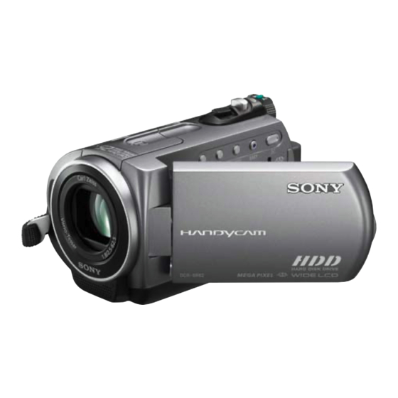 SONY Handycam DCR-SR32E Manuals