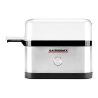 Gastroback 42800 Operating Instructions Manual