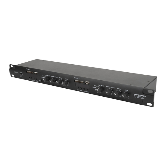 DAPAudio MP-220BT User Manual