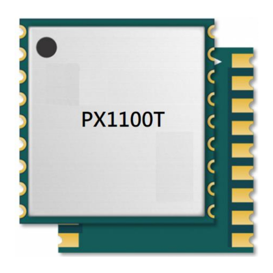 SkyTraq PX1100T Manual